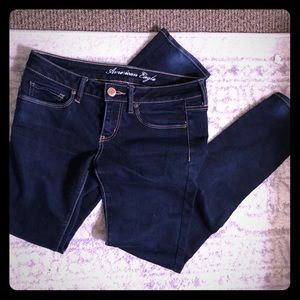 AEO Dark Wash Skinny Jeans